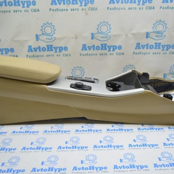 Накладка центральной консоли BMW X3 F25 11-17 (02) серая  51-16-7-485-945