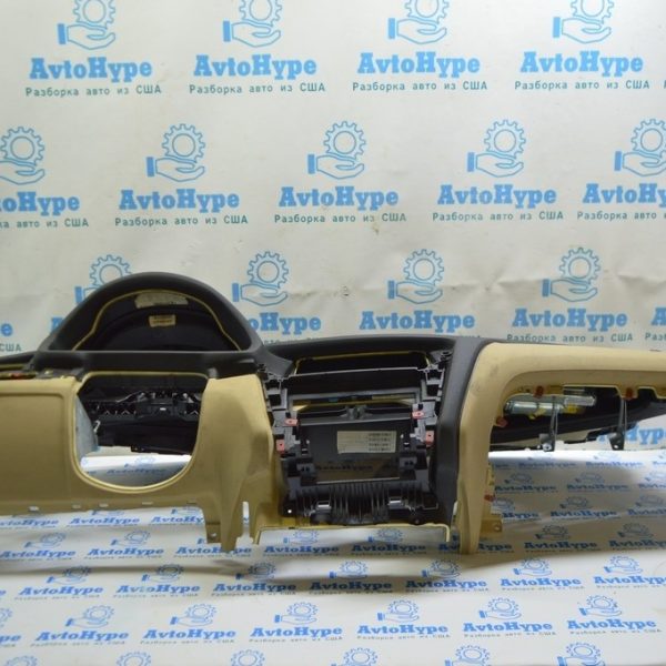 Торпедо передняя панель с AIRBAG BMW X3 F25 11-17 черная с бежевыми вставками,без проекции (02 51-45-9-311-545