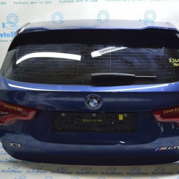 Спойлер двери багажника BMW X3 G01 18-21 в сборе (01) цвет phytonic-blau metallic 460001511 51248499859