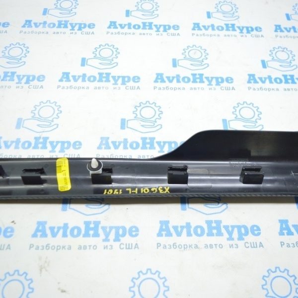 Накладка порога внутренняя передняя левая BMW X3 G01 18-21 черная 51437446637