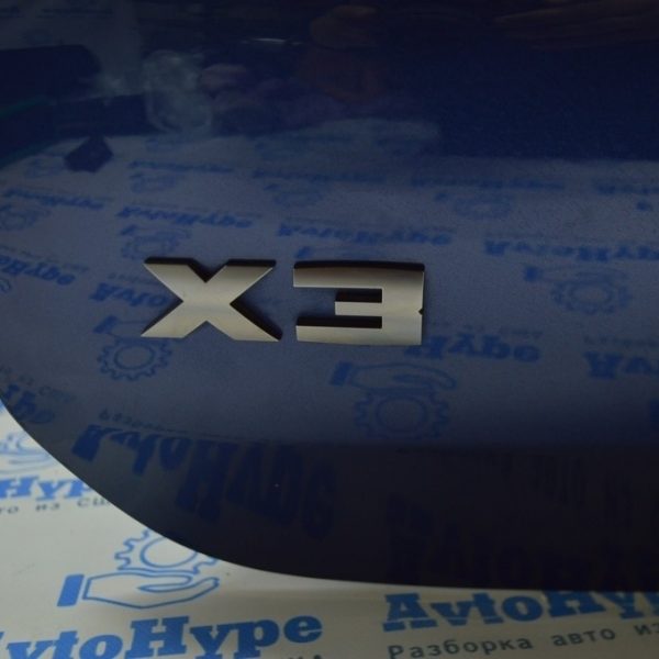 Эмблема надпись X3 крышки багажника BMW X3 G01 18- 51148737319