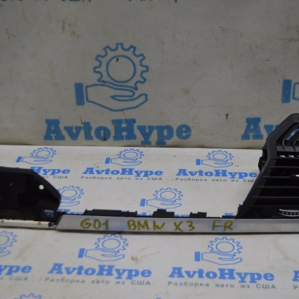 Воздуховод торпеды правый с накладкой BMW X3 G01 18-21 черн 64229384395