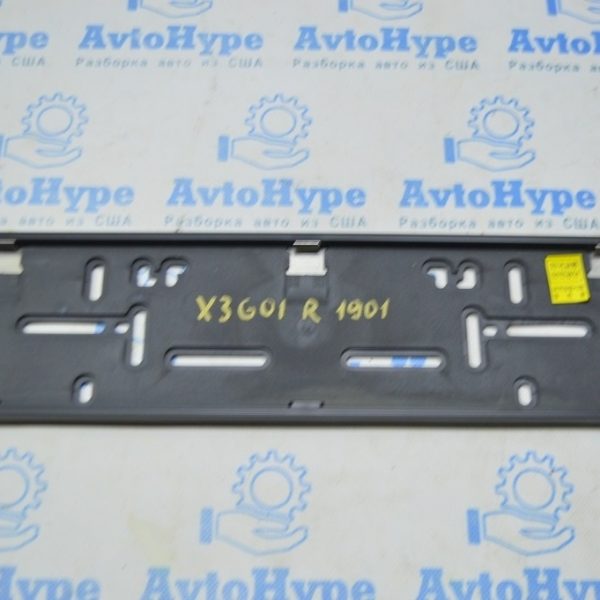 Рамка номерная европа BMW X3 G01 18-21