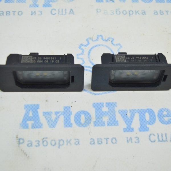 Подсветка номера двери багажника правая BMW X3 G01 18-21 63267193293