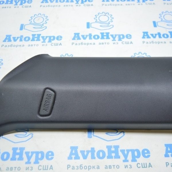 Накладка задней стойки передняя форточкой правая BMW X3 G01 18-21 черная 51437449406