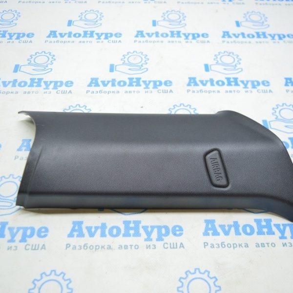Накладка задней стойки передняя форточкой левая BMW X3 G01 18-21 черная 51437449405