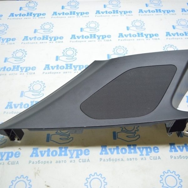 Накладка задней стойки за форточкой левая BMW X3 G01 18-21 черная, под динамик 51437449409