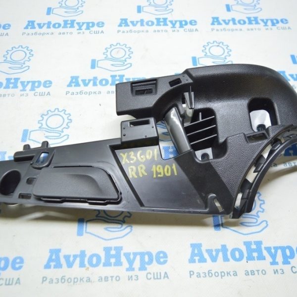 Накладка преднатяжителя ремня зад правая BMW X3 G01 18-21 черная 30E0384 51477450974