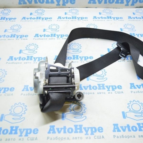 Ремень безопасности задний левый BMW X3 G01 18-21 черный (01) клин 72117497783