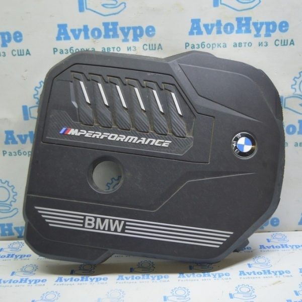 Накладка двигателя BMW X3 G01 18-23 B58 Mperfomans (01) деф спереди небольшой 11148676205