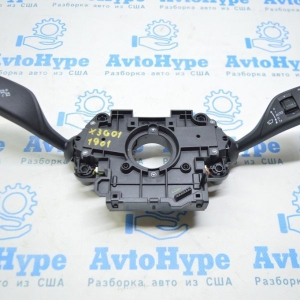 Подрулевой переключатель гитара в сборе BMW X3 G01 18-21 под автодальний и подогрев руля (01) 61319436676