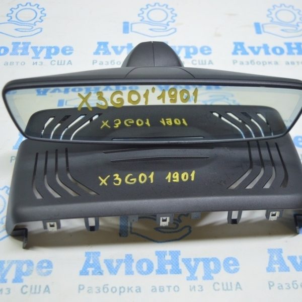 Зеркало внутрисалонное BMW X3 G01 18-21 автозатемнение, подсветка, Homelink, черн (01) без нак 51166830617