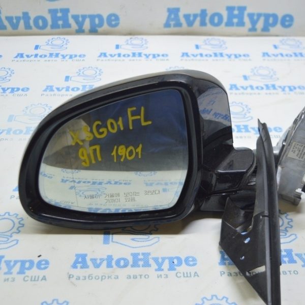 Зеркало боковое левое BMW X3 G01 18-21 9 пинов, поворотник, BSM, камера (01) деф. треугольника 51168491709