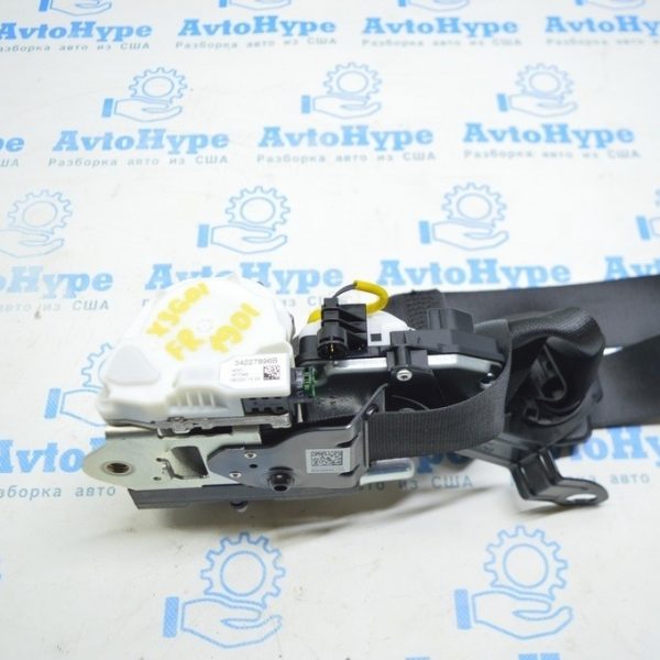 Пассажирский ремень безопасности BMW X3 G01 18-21 черный (01) 72117469962