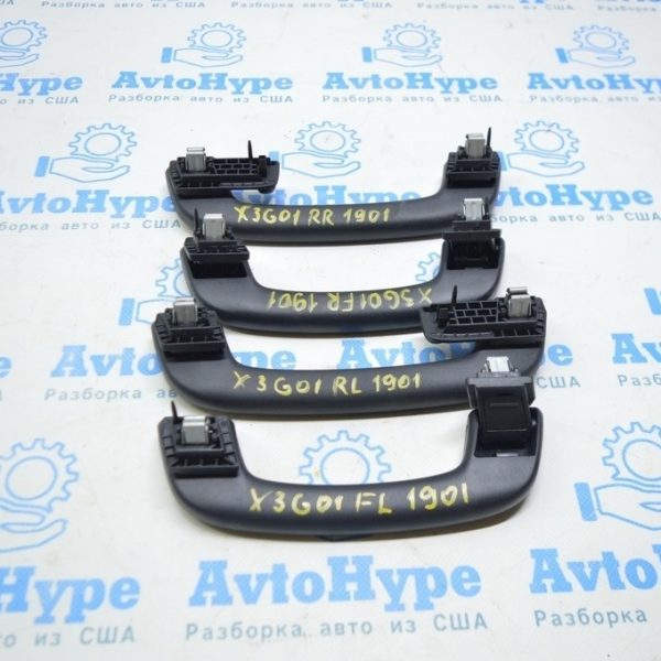 Ручка потолка задняя правая BMW X3 G01 18-21 черная 51167464442