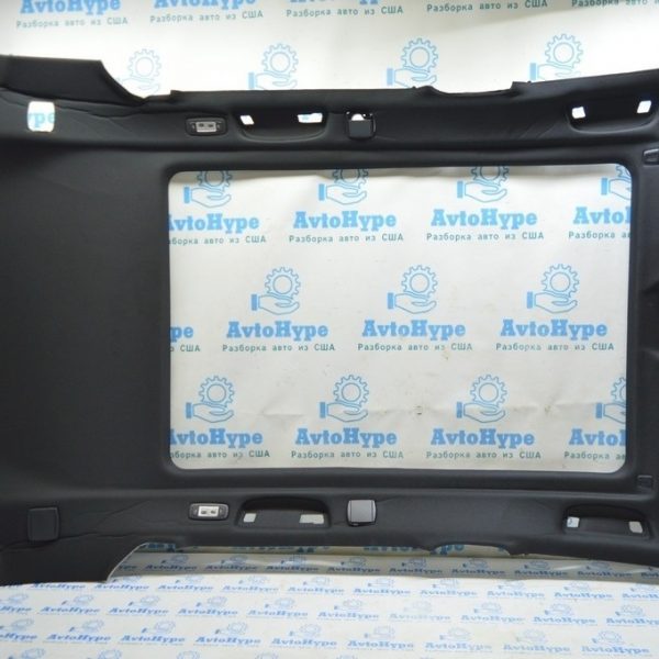 Обшивка потолка BMW X3 G01 18-21 черная, под панораму (01) заломы,не порван 51448092723