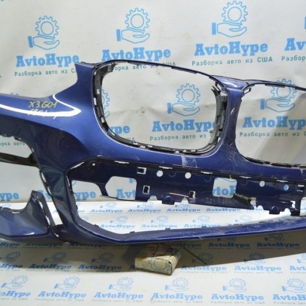 Бампер передний голый BMW X3 G01 18-21 под парктроники и камеру M sport (01) деф.только прав ч 51118091969