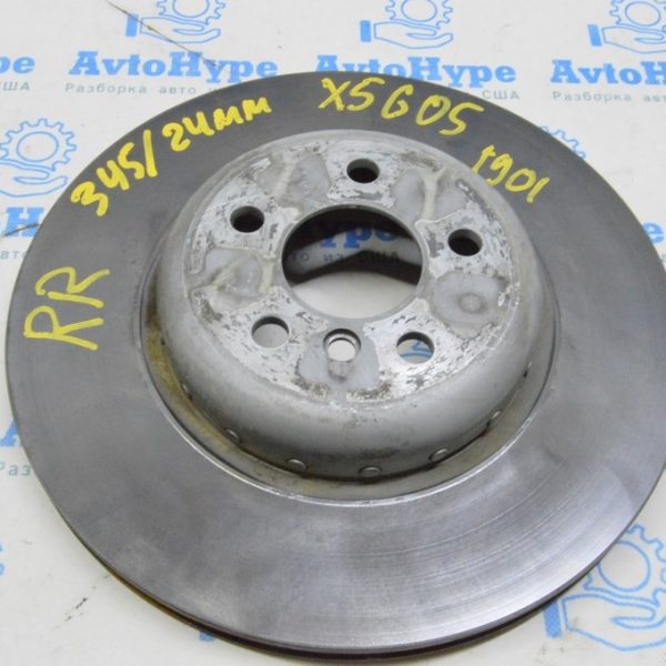 Диск тормозной задний правый BMW X5 G05 19-24 345/24мм 34 20 6880079