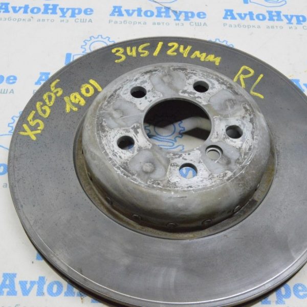 Диск тормозной задний левый BMW X5 G05 19-24 345/24мм 34 20 6880079
