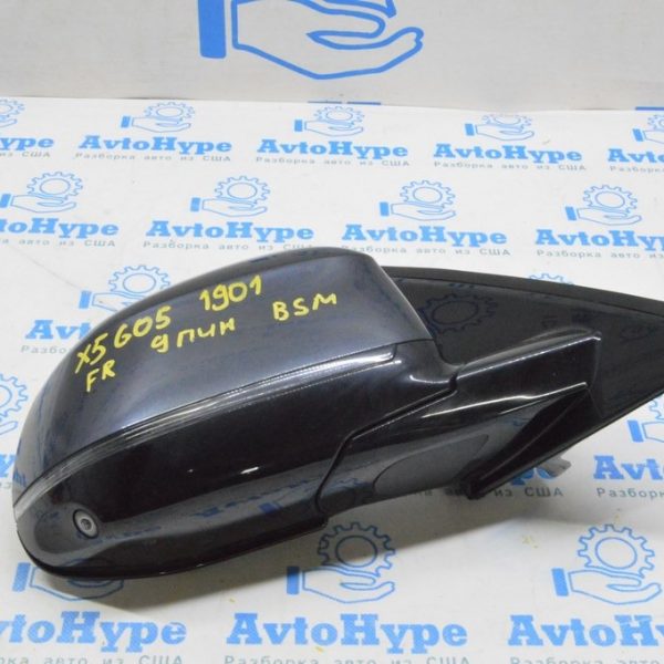 Зеркало боковое правое BMW X5 G05 19-23 поворотник, подогрев, память, BSM, камера (01) графит 51 16 8738350