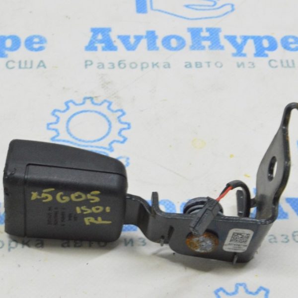 Защелки ремня безопасности задняя левая BMW X5 G05 19-23 черная (01) оплавлена 72 11 7435671