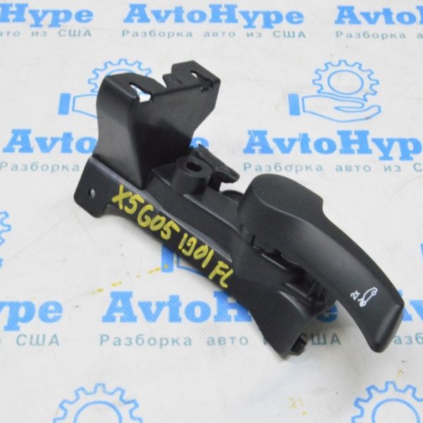 Ручка открытия капота салонная BMW X5 G05 19-24 черная, с кронштейном 51 43 7479088