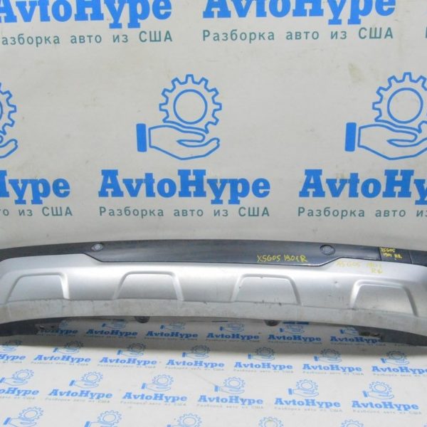 Губа заднего бампера BMW X5 G05 19-23 под парктроники (01) черная часть без заглушки и парктр 51 12 8498992