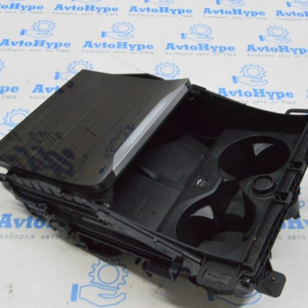 Бокс карман центральной консоли с подстаканниками BMW X5 G05 19-24 под беспроводную зарядку 51 16 5A34FD9