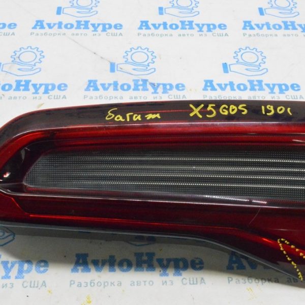 Фонарь внутренний дверь багажника правый BMW X5 G05 19-23 LED (01) треснут, оплавлен 63 21 7931998