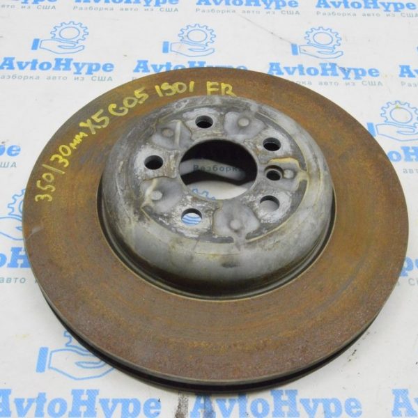 Диск тормозной передний правый BMW X5 G05 19-23 348/30мм 34 10 8853555
