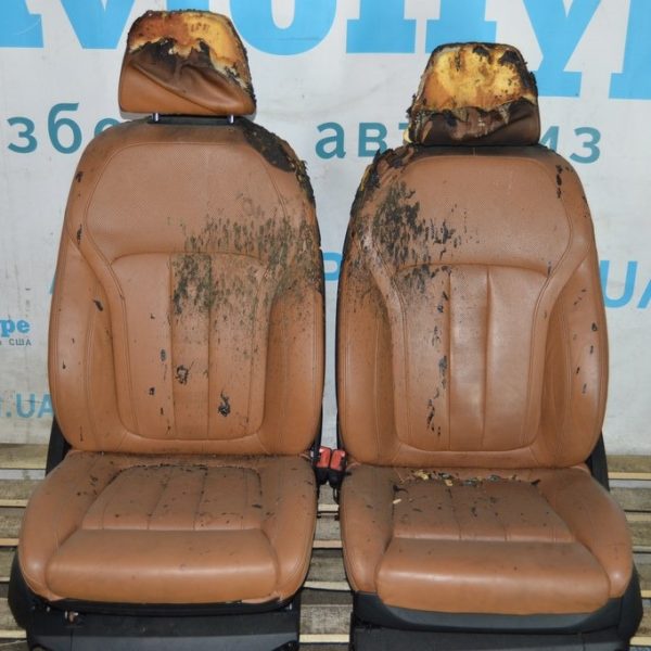 Водительское сидение BMW X5 G05 19-23 кожа коричн, электро (01) оплавлено 52 10 8493351