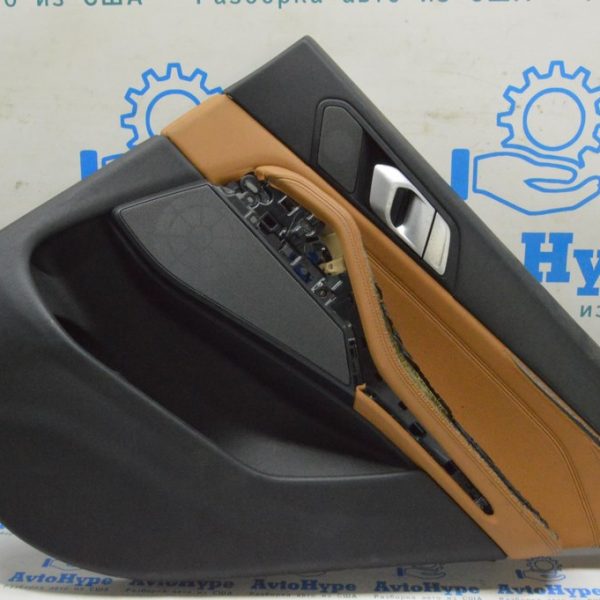 Обшивка двери (карточка) зад прав BMW X5 G05 19-23 коричн (01) оплавлена 51 42 9474048
