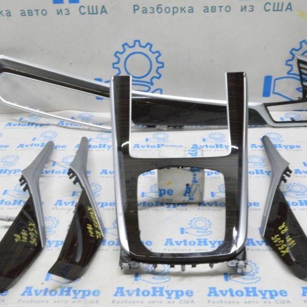 Комплект накладок BMW X5 G05 19-23 под дерево Fineline Stripe (01) царапины 51 45 9483652