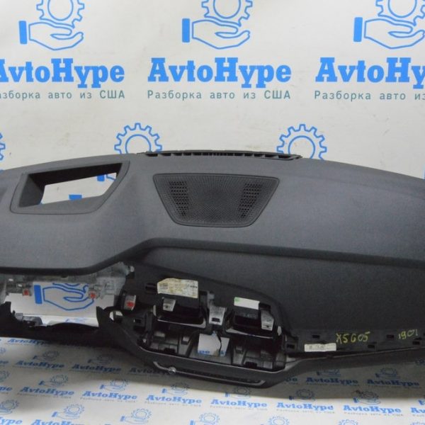 Торпедо передняя панель голая  BMW X5 G05 19-23 черн (01) под проекцию 51 45 9471908