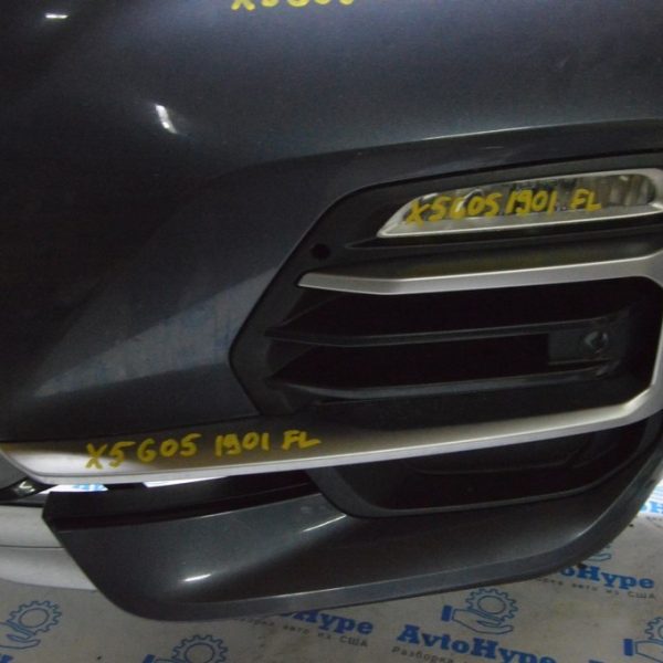 Решетка переднего бампера левая BMW X5 G05 19-23 под парктроник и ПТФ, X-Line 51 11 5A1E045