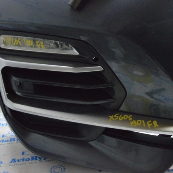Решетка переднего бампера правая BMW X5 G05 19-23 под парктроник и ПТФ, X-Line 51 11 7449688