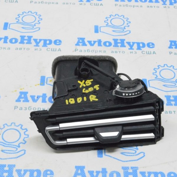 Дефлектор воздуховода торпеды правый BMW X5 G05 19-23 черный с хром 64 22 9399470