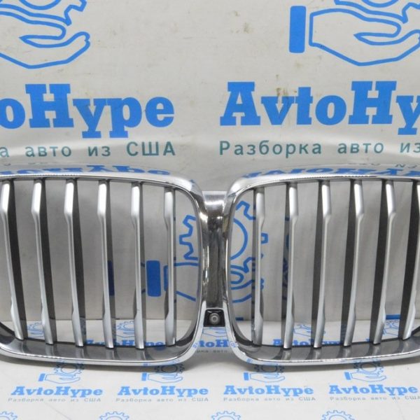 Решетка радиатора grill BMW X5 G05 19-23 хром (01) тычки 51 13 7454887