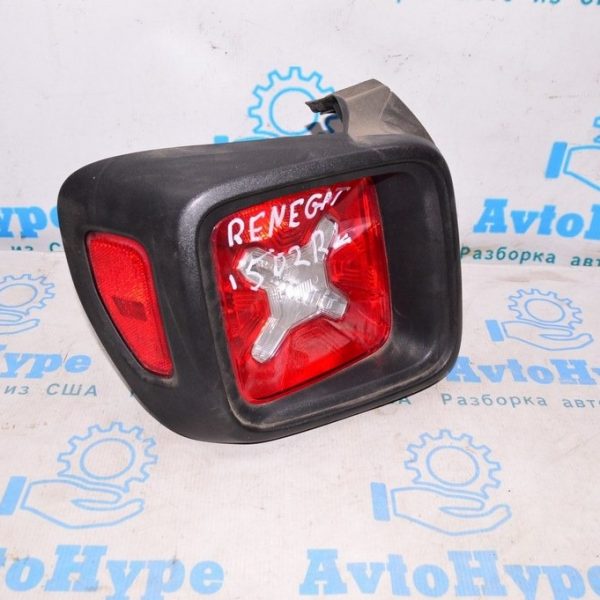 Фонарь левый Jeep Renegade 15-18 дорест черное обрамление (02) 68429903AA