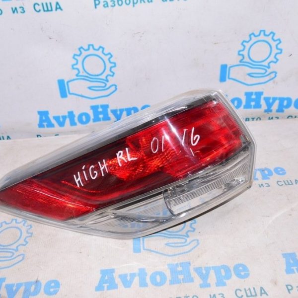 Фонарь внешний (крыло) левый Toyota Highlander 14-16 (01) 815600E100