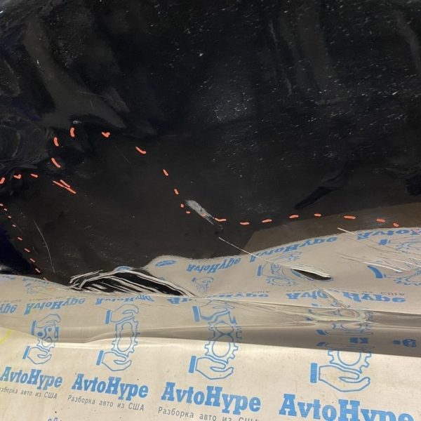 Дверь голая перед лев Honda Accord 18- черная (01) замята 6/10 67050-TVA-315ZZ