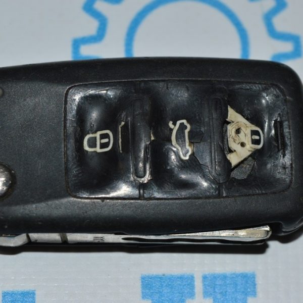 Ключ VW Passat b7 USA 4 кнопки, раскладной (05) 710 5K0-837-202-AE-INF