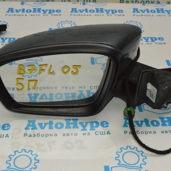 Зеркало боковое левое VW Passat b7 USA как на б8 (05) графит 5пин 561-857-507-BB-9B9
