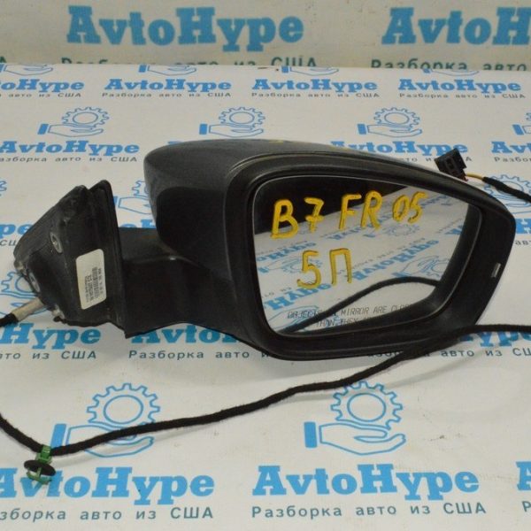 Зеркало боковое правое VW Passat b7 USA как на b8 (05) графит 5пин 561-857-508-BB-9B9