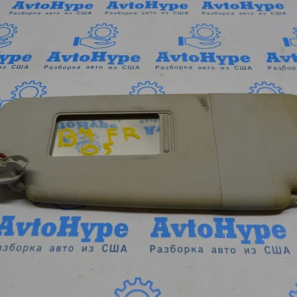 Козырек правый VW Passat b7 USA серый (05) под химчистку 561-857-552-A-2F4