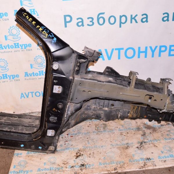 Четверть передняя правая Jeep Cherokee KL 14- черная,цвет PXR (03) без пистолета 68267066AA