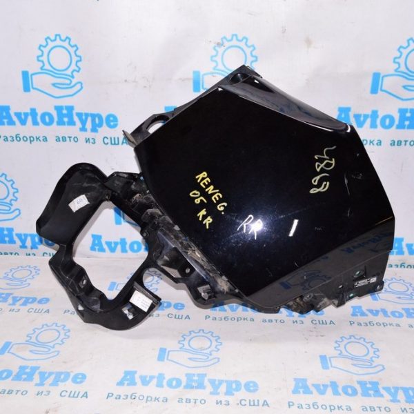 Бампер задний голый правый клык Jeep Renegade 15- (05) черный цвет 601 6SC03TZZAA