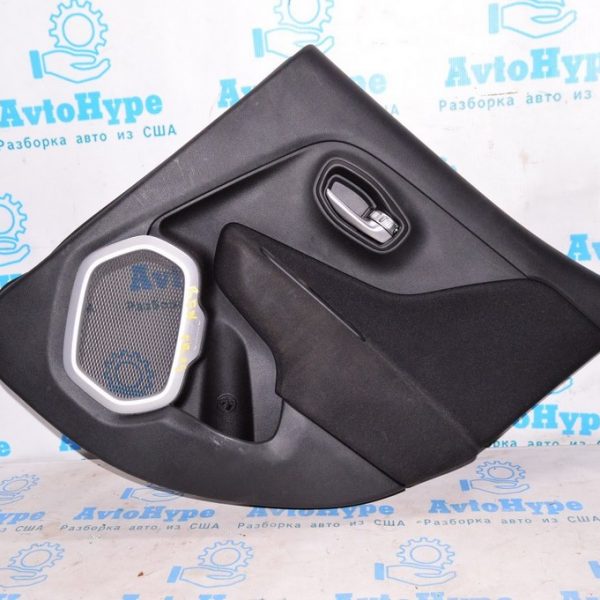 Обшивка двери (карточка) зад прав Jeep Renegade 15- черн тряпка 6MT63LXHAA