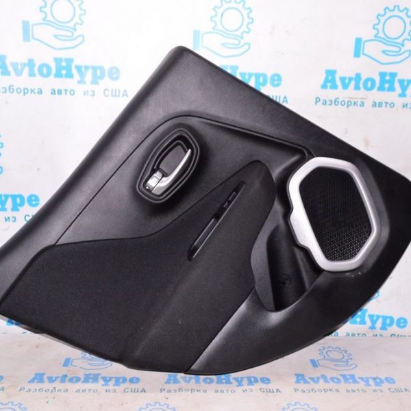 Обшивка двери (карточка) зад лев Jeep Renegade 15- черн тряпка 6MT67LXHAA