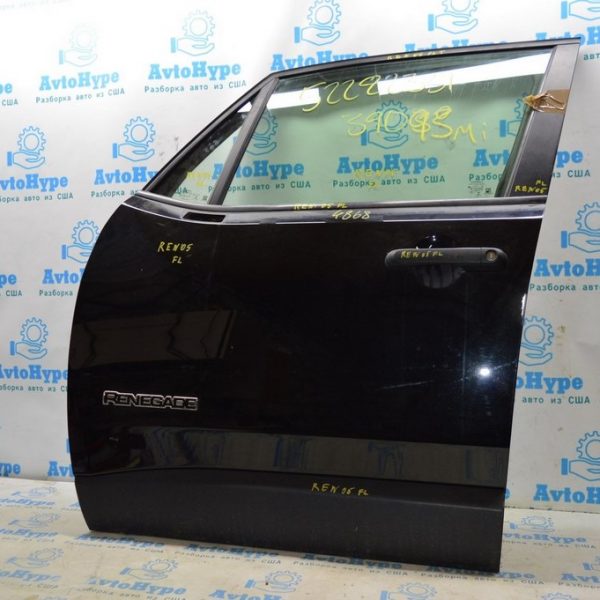 Дверь голая перед лев Jeep Renegade 15- (05) черный цвет 601 68320802AA